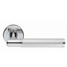 Serozzetta M Image Dual Finish Door Handle on Rose (SZM250)