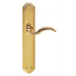 Wentworth door Handle on Long Backplate DL345
