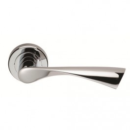 SZM025 Breeze Door Handle on Rose