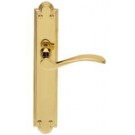 Seville Suite Door Handle on Long Backplate DL281