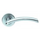 Serozzetta Tres Door Handle on Rose (SZC030sc/SZC030cp)