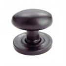 Oval Smooth Knob on Round Rose FTD1092