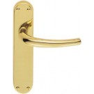 EL32pb polished brass latch handle