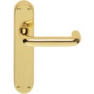 EL42pb polished brass latch handle