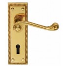 FG1pb polished brass lock handle