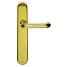 IR1pb polished brass latch handle