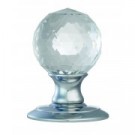 AC020cp polished chrome facetted crystal door knob