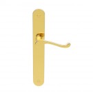 DL461pb polished brass latch handle