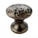 Carlisle Brass Finger Tip Design Hammered Oval Cupboard Knob FTD1096