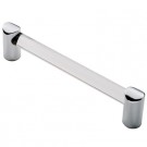 Carlisle Brass Finger Tip Design FTD685 Clear Acrylic Bar Handle FTD685