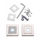 Eurospec SSR140sss/duo Square Rose Pack For Pull Handles 