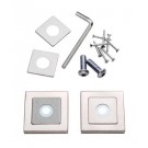 Eurospec SSR140sss/duo Square Rose Pack For Pull Handles 