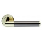 SZM160ebbn electro brassed/black nickel Trend dual finish door handle on rose