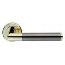 SZM160ebbn electro brassed/black nickel Trend dual finish door handle on rose