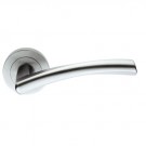 SZS080 Serozzetta 2 MORENO Chrome Door handle on Rose