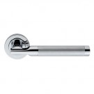 SZS110 Serozzetta 2 AZUL Dual Finish Door handle on Rose