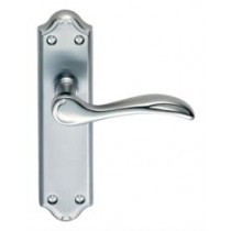 Madrid Door Handle on Short Backplate DL191