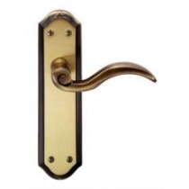 Wentworth Door Handle on Short Backplate DL341