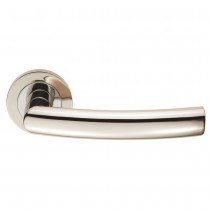 Eurospec SWL1165 Scimitar Lever On Round Rose DDA Compliant 