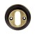 AC003fb Ice standard escutcheon 45mm florentine bronze(pair)