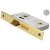 BAE5025eb 64mm (2 1/2") bathroom lock electro brassed 43mm backset