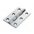 HDSW1cp 3" 76mm x 50mm x 2mm Polished Chrome Hinges (pair)