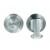 SW3049bss/sss dual finish turn & release bright/satin stainless steel