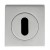 SZM003SQsc standard escutcheon satin chrome (single)