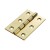 HDSW1pb 3" 76mm x 50mm x 2mm Polished Brass Hinges (pair)